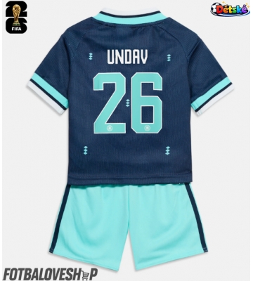 Německo Deniz Undav #26 Dětské Venkovní Dres MS 2026 Krátký Rukáv (+ trenýrky)